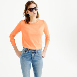 J.Crew Summerweight Sweater in Neon Peach